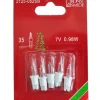 Konstsmide, guirlandes lumineuses de Noël Ampoules Guirlandes De Rechange|5 Ampoules De Rechange 7 V, 0,98 W Pour Guirlande De Noël 35 Lampes