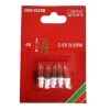 Konstsmide, guirlandes lumineuses de Noël Ampoules Guirlandes De Rechange|5 Ampoules De Rechange Enfichable Pour Guirlande Electrique, 2,5V - 0,25 W