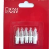 Konstsmide, guirlandes lumineuses de Noël Ampoules Guirlandes De Rechange|5 Ampoules De Rechange Givrees 6 V, 0,84W Pour Guirlande De Noël
