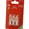 Konstsmide, guirlandes lumineuses de Noël Ampoules Guirlandes De Rechange|3 Ampoules De Rechange 55V, 3W Pour Chandelier Electrique 5 Lampes