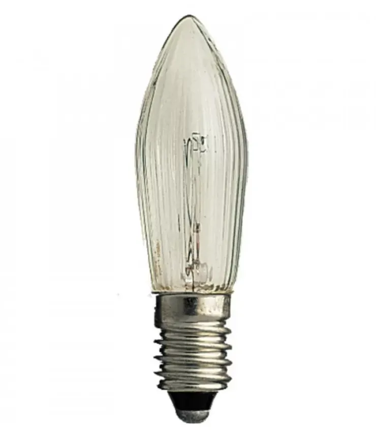 Konstsmide, guirlandes lumineuses de Noël Ampoules Guirlandes De Rechange|3 Ampoules De Rechange 55V, 3W Pour Chandelier Electrique 5 Lampes