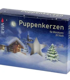 Ewa Kerzen, bougies de Noël et bougies de l'Avent Bougies Pour Manège De Noël Et Pyramide Allemande|20 Bougies Anniversaire, Puppenkerzen 10 Mm