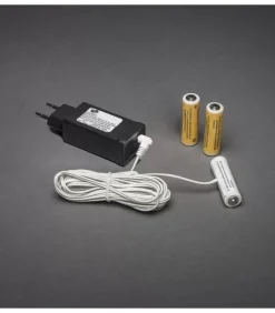 Konstsmide, guirlandes lumineuses de Noël Adaptateur Secteur Pour Articles Sur Piles|Adaptateur Secteur Pour Articles Sur Piles 3 X 1,5 V Aa