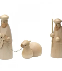 Schalling, crèche moderne Personnages De Crèche De Noël|Bedouins Et Dromadaire, Déco De Crèche De Noël, 12 Cm