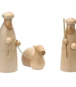 Schalling, crèche moderne Personnages De Crèche De Noël|Bedouins Et Dromadaire, Déco De Crèche De Noël, 12 Cm