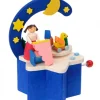 Graupner, décoration de sapin de Noël, Déco Noël enfant Boite A Musique Noël|Boite A Musique A Manivelle Bleu, Chambre D'Enfant