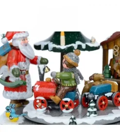 Hubrig, figurines pour enfant Boite A Musique Noël|Boite A Musique Noël, Veillee Autour Du Sapin
