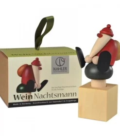 Köhler, Père Noël en bois Père Noël En Bois|Bouchon Pour Vin Blanc, Père Noël