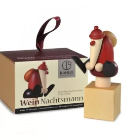Köhler, Père Noël en bois Père Noël En Bois|Bouchon Pour Vin Rouge, Père Noël