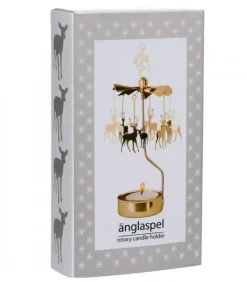 Pluto Produkter, déco de Noël Scandinave Bougeoirs Carrousels Photophore De Noël|Bougeoir Carrousel Cerf Dore