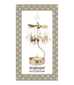 Pluto Produkter, déco de Noël Scandinave Bougeoirs Carrousels Photophore De Noël|Bougeoir Carrousel Cerf Dore