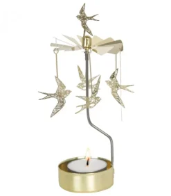 Pluto Produkter, déco de Noël Scandinave Bougeoirs Carrousels Photophore De Noël|Bougeoir Carrousel Hirondelles