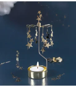 Pluto Produkter, déco de Noël Scandinave Bougeoirs Carrousels Photophore De Noël|Bougeoir Carrousel Nuit Etoilee
