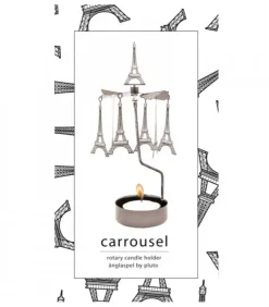 Pluto Produkter, déco de Noël Scandinave Bougeoirs Carrousels Photophore De Noël|Bougeoir Carrousel Tour Eiffel