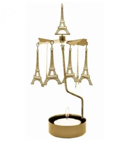 Pluto Produkter, déco de Noël Scandinave Bougeoirs Carrousels Photophore De Noël|Bougeoir Carrousel Tour Eiffel Dore