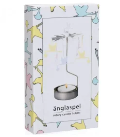 Pluto Produkter, déco de Noël Scandinave Bougeoirs Carrousels Photophore De Noël|Bougeoir Carrousel Vol De Cigognes Apportant Un Bebe