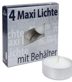 Ewa Kerzen, bougies de Noël et bougies de l'Avent Bougies Chauffe-Plats Pour Photophore De Noël|Bougie Chauffe-Plat X 4