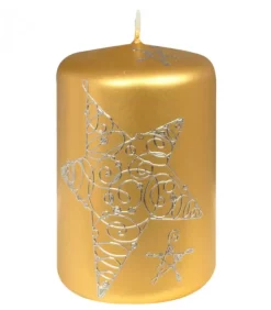 Ewa Kerzen, bougies de Noël et bougies de l'Avent Bougies Décoratives|Bougie Décorative De Noël Avec Etoile, 9 Cm