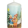 Ewa Kerzen, bougies de Noël et bougies de l'Avent Bougies Décoratives|Bougie Décorative De Noël, Motif Vintage Enfant Et Village
