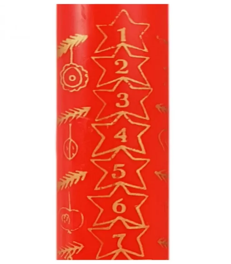 Ewa Kerzen, bougies de Noël et bougies de l'Avent Bougies De L'Avent|Bougie De L'Avent Graduee, 25 Cm