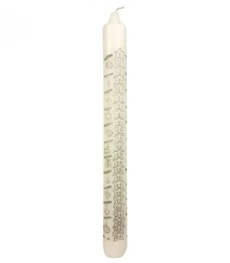 Ewa Kerzen, bougies de Noël et bougies de l'Avent Bougies De L'Avent|Bougie De L'Avent Graduee, 25 Cm