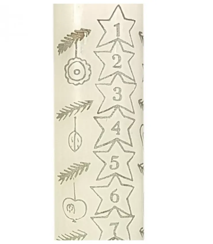 Ewa Kerzen, bougies de Noël et bougies de l'Avent Bougies De L'Avent|Bougie De L'Avent Graduee, 25 Cm