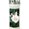 Ewa Kerzen, bougies de Noël et bougies de l'Avent Bougies Funéraires|Bougie Funeraire Gardenia, 21,5 Cm