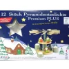 Flatyz, bougie décorative scandinave Bougies Chauffe-Plats Pour Photophore De Noël|Bougies Chauffe-Plat Transparentes Pour Carrousel Noël
