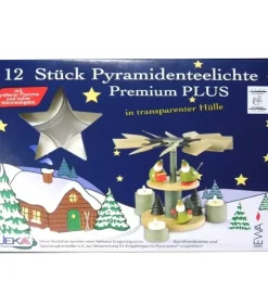 Flatyz, bougie décorative scandinave Bougies Chauffe-Plats Pour Photophore De Noël|Bougies Chauffe-Plat Transparentes Pour Carrousel Noël