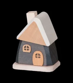 Hubrig, figurines pour enfant Bonhommes Fumeurs D'Encens Allemand|Brule-Encens Maison Grise