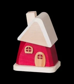 Hubrig, figurines pour enfant Bonhommes Fumeurs D'Encens Allemand|Brule-Encens Maison Rouge