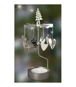 Pluto Produkter, déco de Noël Scandinave Bougeoirs Carrousels Photophore De Noël|Carrousel A Bougie Cadeaux De Noël