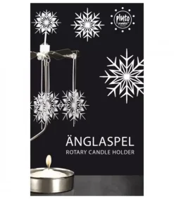 Pluto Produkter, déco de Noël Scandinave Bougeoirs Carrousels Photophore De Noël|Carrousel Noël Flocons De Neige