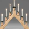 Konstsmide, guirlandes lumineuses de Noël Chandeliers De Noël À 7 Branches|Chandelier 7 Branches Electrique En Bois Naturel