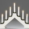 Konstsmide, guirlandes lumineuses de Noël Chandeliers De Noël À 7 Branches|Chandelier De Noël Blanc, 7 Branches