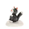 Hubrig, figurines pour enfant Village De Noël Miniature|Chat Noir , Village De Noël Miniature