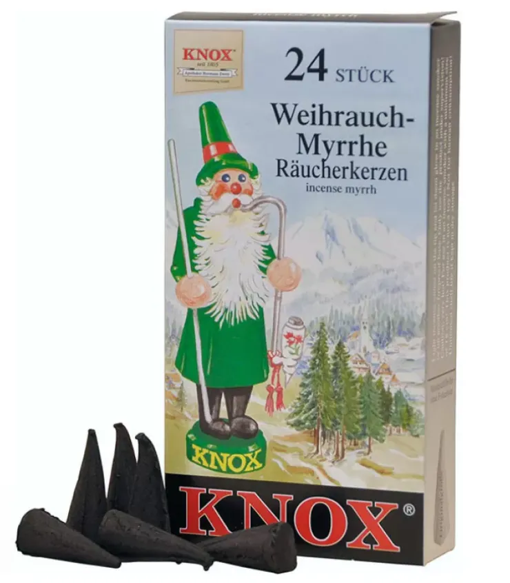Knox Cones D'Encens Pour Personnages Fumeurs|Cone D'Encens Myrrhe