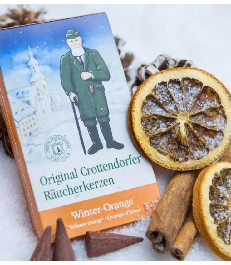 Crottendorf, cones d'encens Cones D'Encens Pour Personnages Fumeurs|Cone D'Encens Senteur Orange De Noël