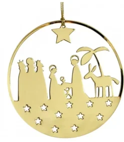 Pluto Produkter, déco de Noël Scandinave Déco De Noël Scandinave|Crèche De Noël Design Doree A Suspendre