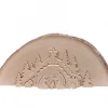 Waldfabrik, photophore en bois et étoile sapin de Noël Crèche De Noël Artisanale|Crèche De Noël En Relief, Taillee Dans Un Rondin De Bois, 27 Cm