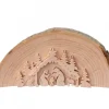 Waldfabrik, photophore en bois et étoile sapin de Noël Crèche De Noël Artisanale|Crèche De Noël En Relief, Taillee Dans Un Rondin De Bois, 15 Cm