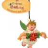 Hubrig, figurines pour enfant Déco Sapin De Noël Vintage|Déco Sapin De Noël, Ange Et Couronne De Fleurs