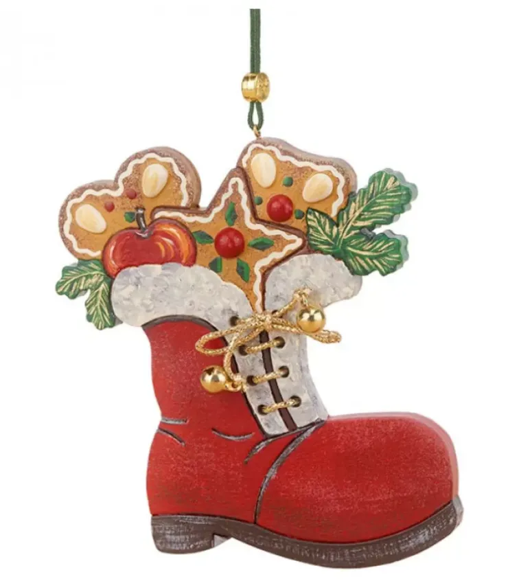 Hubrig, figurines pour enfant Déco Sapin De Noël Vintage|Déco Sapin Vintage, Botte De Père Noël Et Patisseries