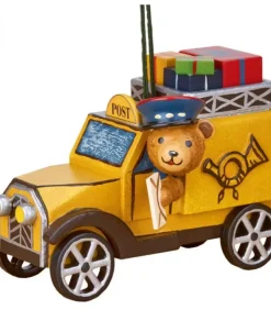 Hubrig, figurines pour enfant Déco Sapin De Noël Vintage|Déco Sapin Vintage, Ourson Et Voiture De La Poste