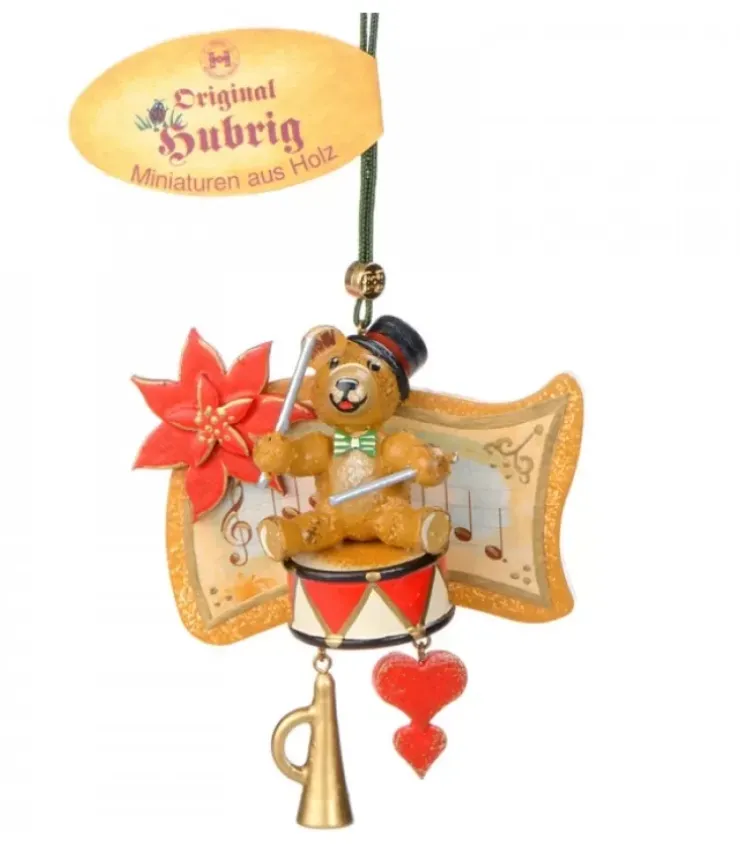 Hubrig, figurines pour enfant Déco Sapin De Noël Vintage|Décoration Sapin De Noël Vintage, Ourson Et Tambour