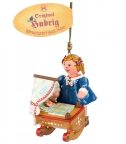 Hubrig, figurines pour enfant Déco Sapin De Noël Vintage|Décoration Sapin De Noël Vintage, Fillette Et Poupee
