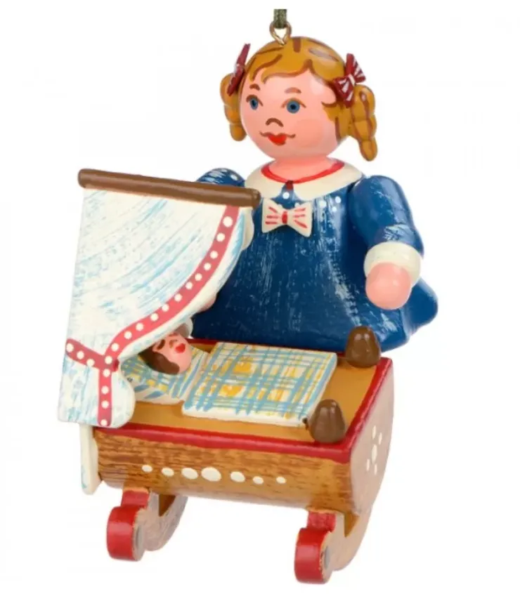 Hubrig, figurines pour enfant Déco Sapin De Noël Vintage|Décoration Sapin De Noël Vintage, Fillette Et Poupee