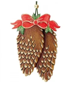 Hubrig, figurines pour enfant Déco Sapin De Noël Vintage|Décorations Sapin De Noël A Suspendre, Pommes De Pin