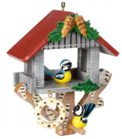 Hubrig, figurines pour enfant Déco Sapin De Noël Vintage|Décorations Sapin De Noël A Suspendre, Mangeoire A Mesange