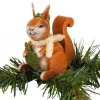 Hubrig, figurines pour enfant Oiseau Décoratif|Ecureuil A Clipser Sur Branche